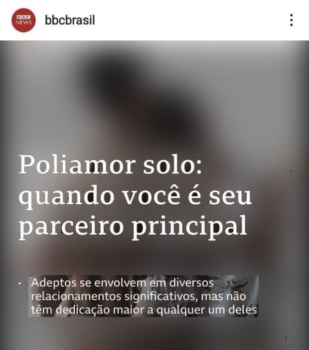 Poliamor solo: Quando você não bate bem da cabeça